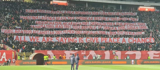 Red Star Belgrade All We Are Saying Is Give Peace A Chance