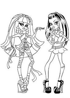 Desenhos para colorir Monster High