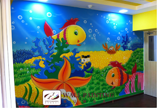 PLAY SCHOOL WALL MURAL ARTISTS IN MUMBAI INDIA 