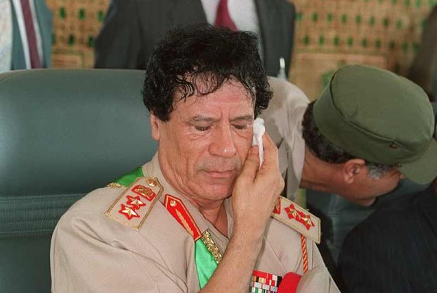 al-gaddafi, once worked for general paris Hannibal+gaddafi+wife