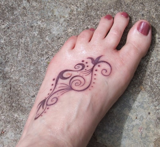 Outstanding Foot Tattoo Designs Inside Other Tattoo | Tattoo A to Z