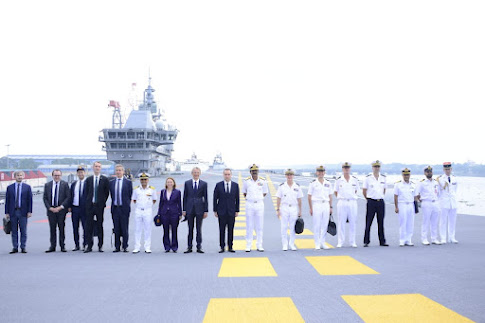 French Defence Minister re-affirms France-India joint commitment to defend maritime sovereignty of Indo-Pacific onboard INS Vikrant