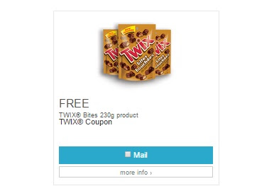 Twix Bites Free Coupon