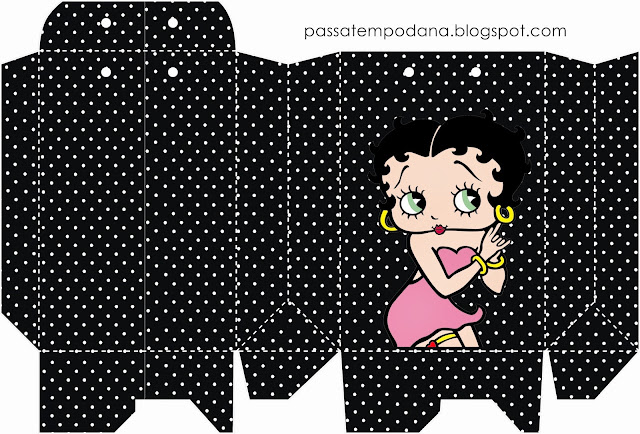 Betty Boop free printable box.