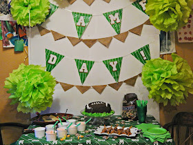 #BigGameTreats #ad #cbias Big Game Tablescape Decorations