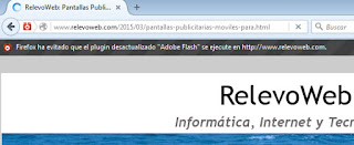 Firefox evitando que se ejecute el Plugin Adobe Flash