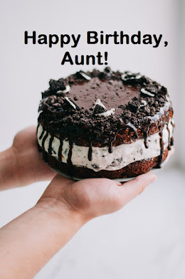 Happy Birthday to elderly aunt.