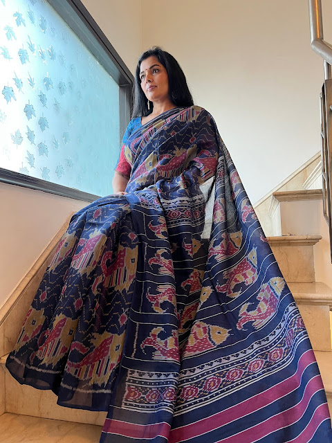 Cotton patola saree