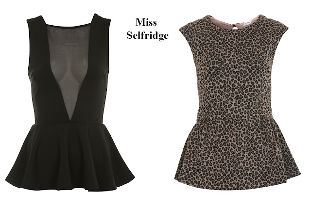 Tops peplum Miss Selfridge