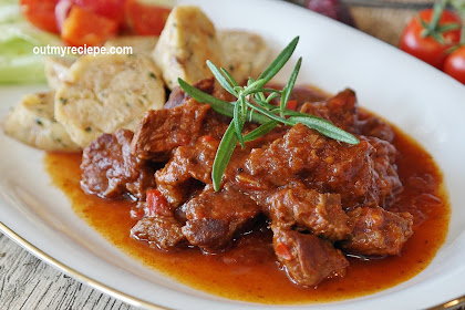 Indonesian Beef Goulash In Pot