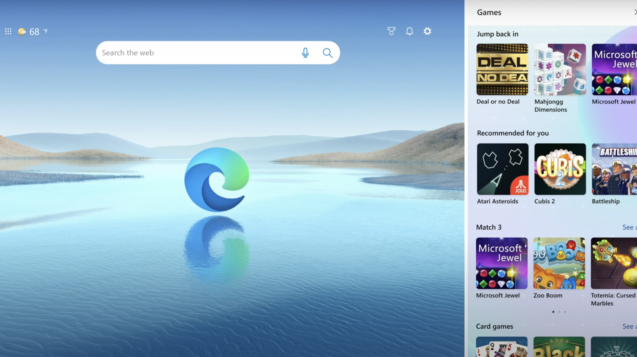 يحصل متصفح Microsoft Edge على ميزات ألعاب جديدة