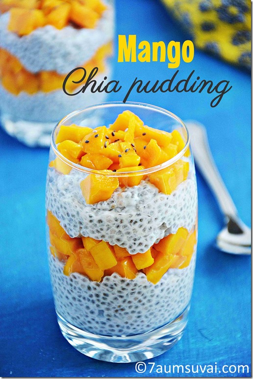 Mango chia pudding 