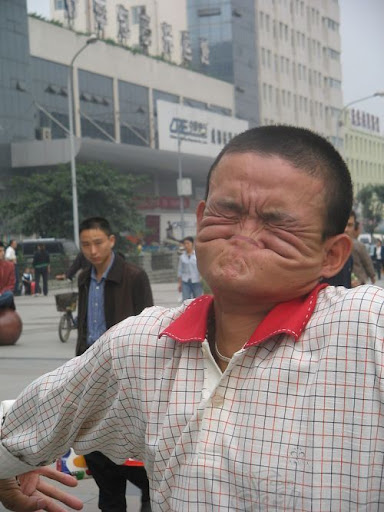 Funniest nose biting person