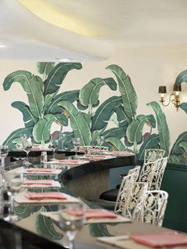 Coffee Shop Philadelphia on This Signature Banana Leaf Wallpaper Has Been There Since The 50 S And