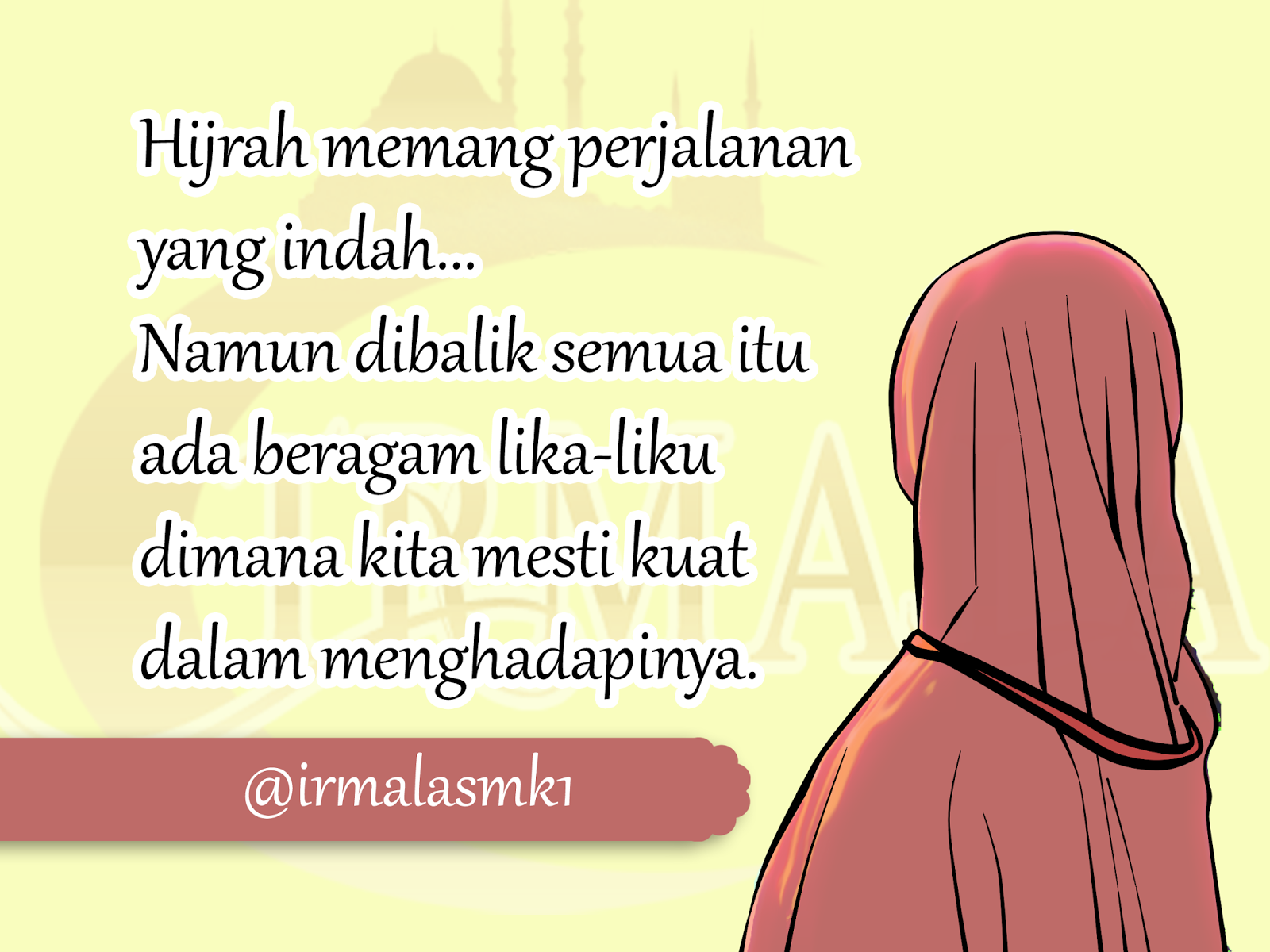 Gambar Kartun Muslimah Dengan Kata Kata Bijak Top Gambar