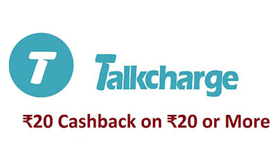 Talkcharge refer and earn apps 20 Rs. And Signup 20 Rs. Cashback