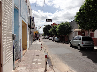 Trecho da Rua São José por onde passará o Roteiro da Fé.