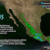 Esta noche se mantiene el pronóstico de tormentas intensas para regiones de Veracruz, Tabasco, Oaxaca y Chiapas