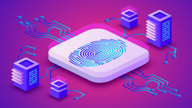 fingerprint design on blockchain