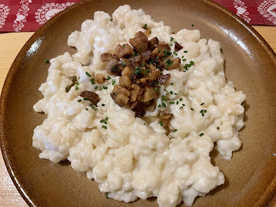 Dumplings - Brinzos sūrio arba bulvių virtinukai kaip zacirka