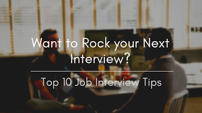 Here are Top 10 Job Interview Tips!