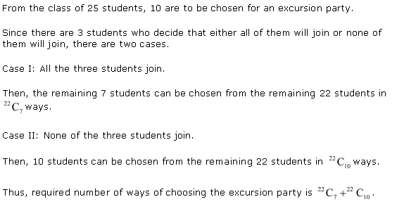 Solutions Class 11 Maths Chapter-7 (Permutation and Combinations)Miscellaneous Exercise