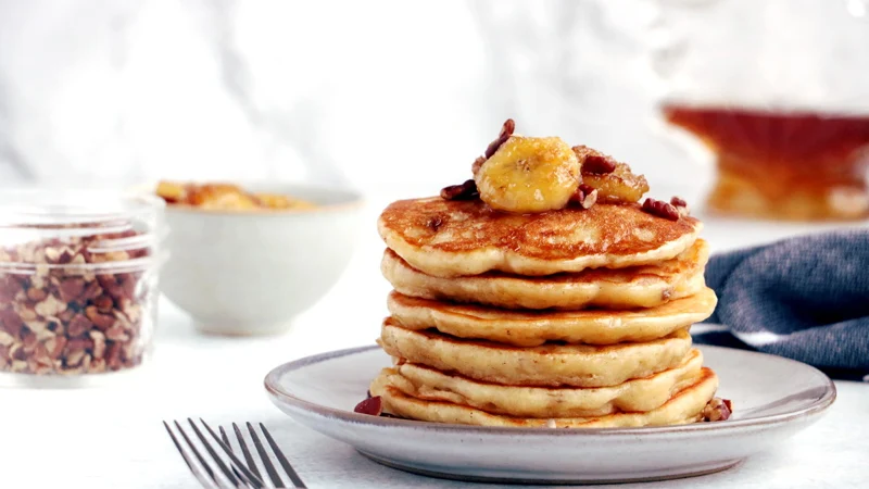  Light and Fluffy Banana Pancakes Recipe