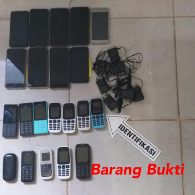 Spesialis Pencuri HP Diringkus Beserta 21 Barang Bukti