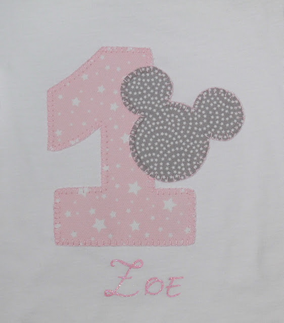 camiseta cumpleaños 1 año minnie mouse