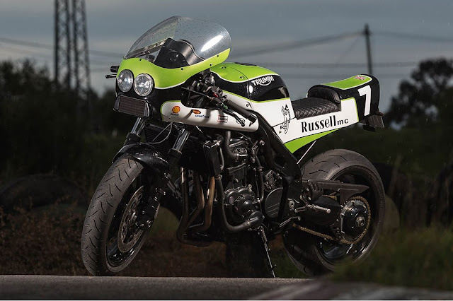 Triumph Speed Triple 1998 By Russell Mecanica Hell Kustom