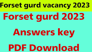 Mp forset gurd vacancy 2023 PDF download