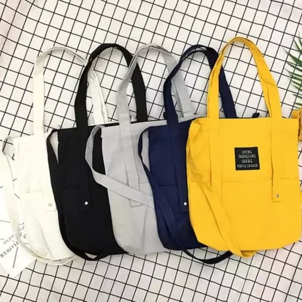 Totebag Remaja Kekinian Bermacam warna