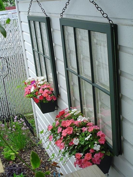 How to Recycle: Upcycling Old Window Panel &amp; Shutters