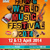 12 Apr 2014 (Sat) & 13 Apr 2014 (Sun) : Penang World Music Festival 2014 