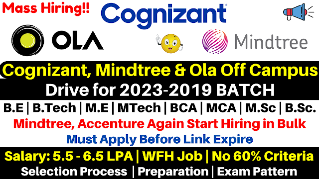 Cognizant Off Campus Drive 2022 As Software Engineer Associate Role