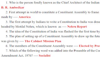Indian Constitution-1500+ Que and Ans