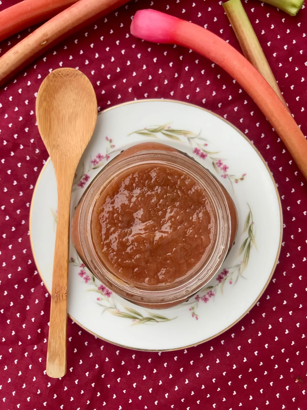 Small Batch Rhubarb Freezer Jam