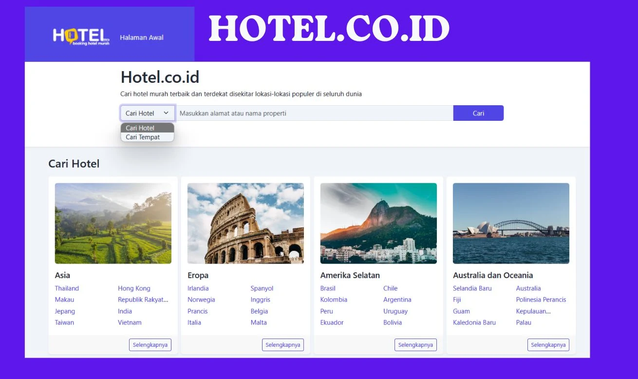 HOTEL.CO.ID Situs Cari Hotel Murah Terbaik