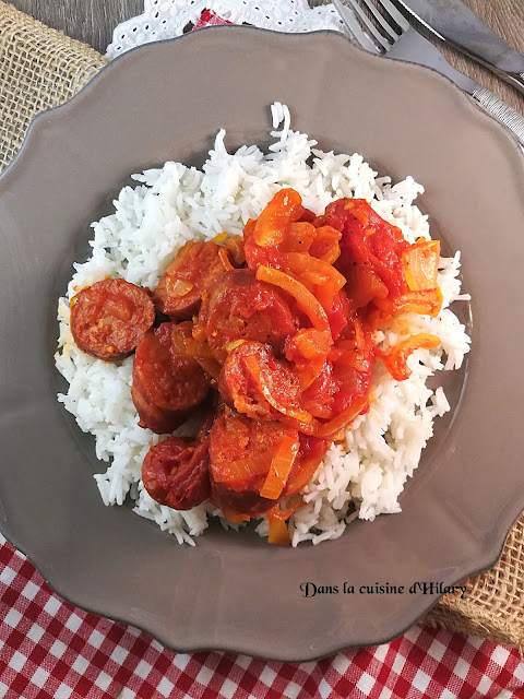 Rougail saucisse - Dans la cuisine d'Hilary