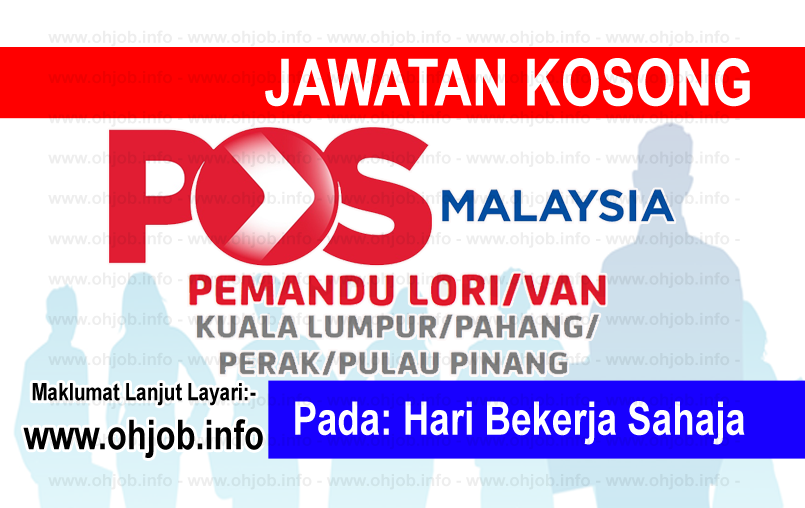 Job Vacancy at Pos Malaysia - JAWATAN KOSONG KERAJAAN 