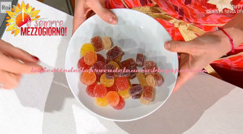 Caramelle e geleé alla frutta ricetta Sara Brancaccio