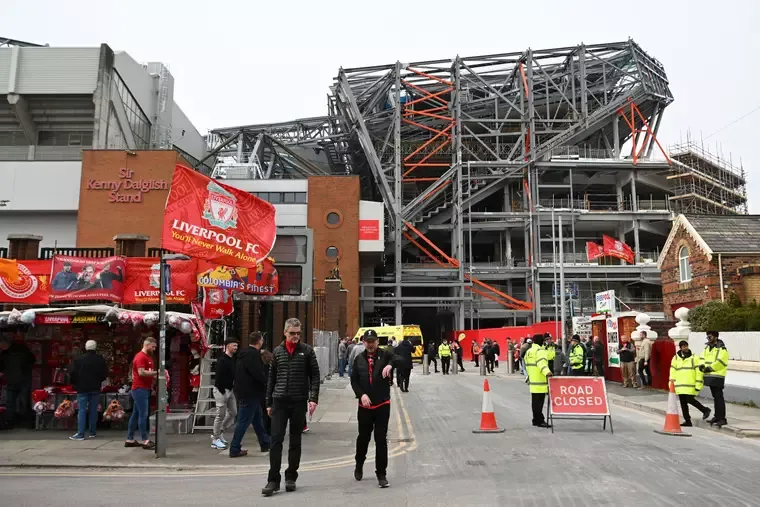 Liverpool could play Merseyside derby against Everton without full stadium at Anfield