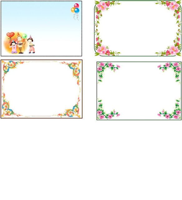 Contoh Border Hiasan  Joy Studio Design Gallery - Best Design