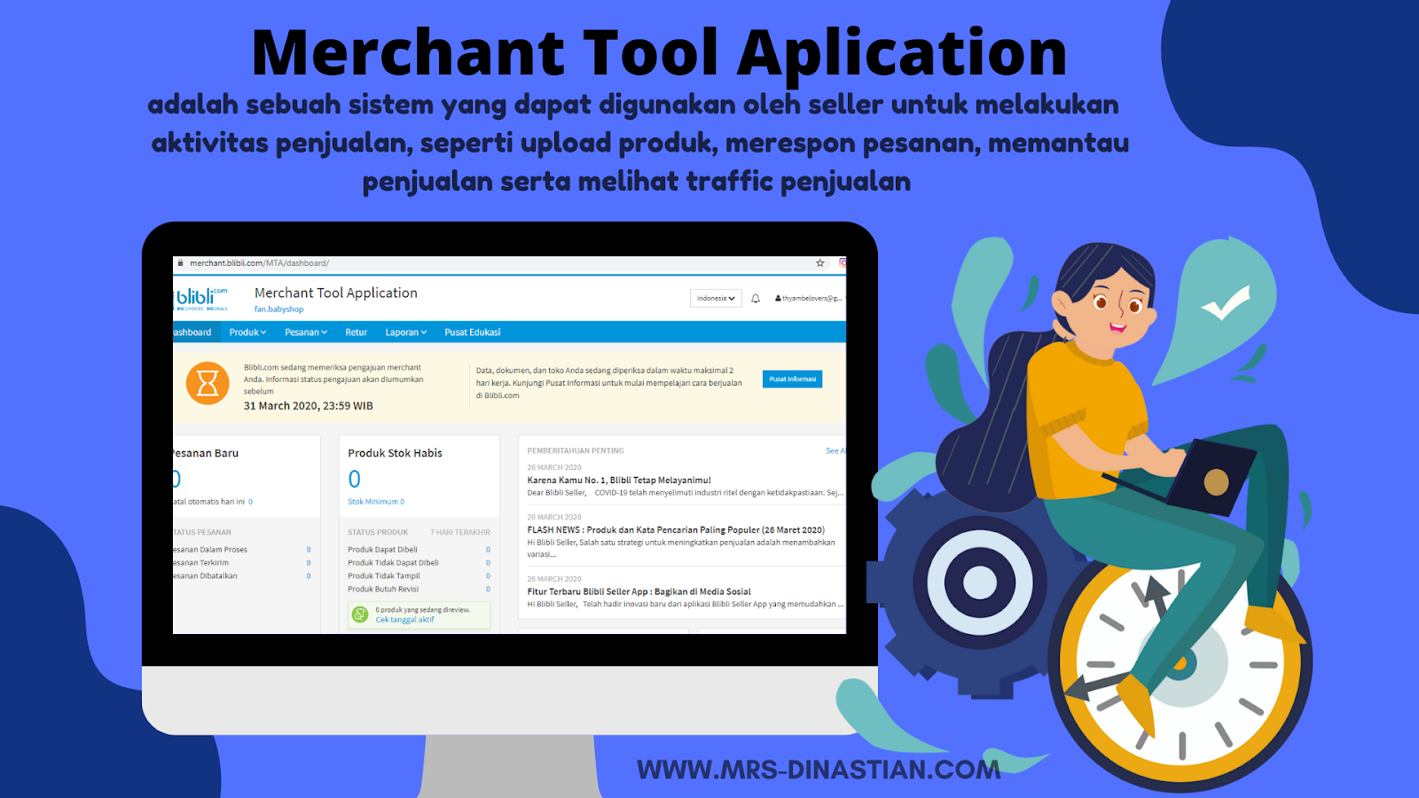 Merchant Tool Aplication (MTA) Blibli