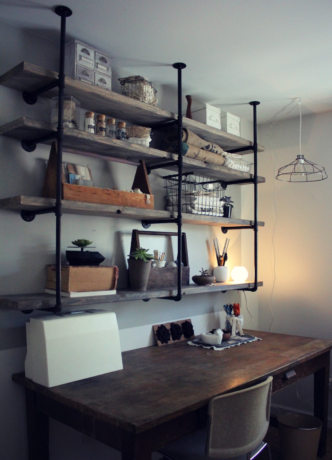 diy Rustic Shelf room  decor shelves Liv: Sylvie Industrial Tutorial