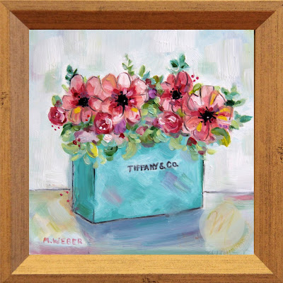 blue-gift-bag-floral-oil-painting-merrill-weber