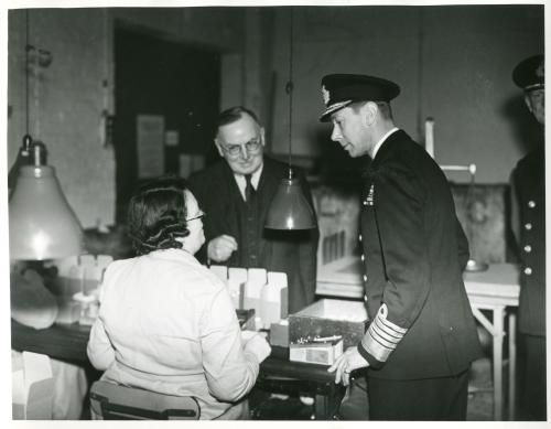 King George VI at Merton 10 June 1941 worldwartwo.filminspector.com