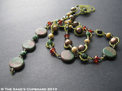 Red Earth Pendant by The Sage's Cupboard