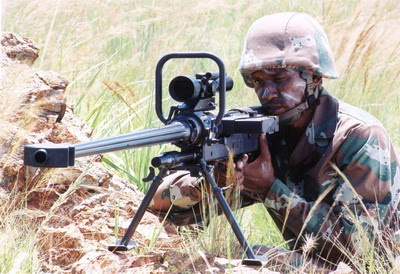 indian army personnel using vidhwansak anti material rifle