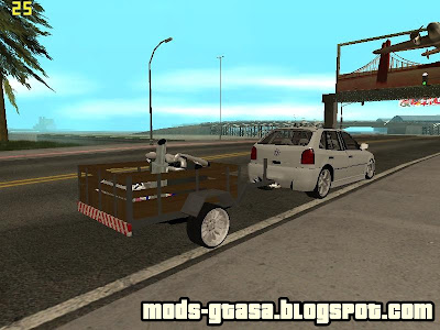 Vw Gol G3 + Carretinha para GTA San Andreas